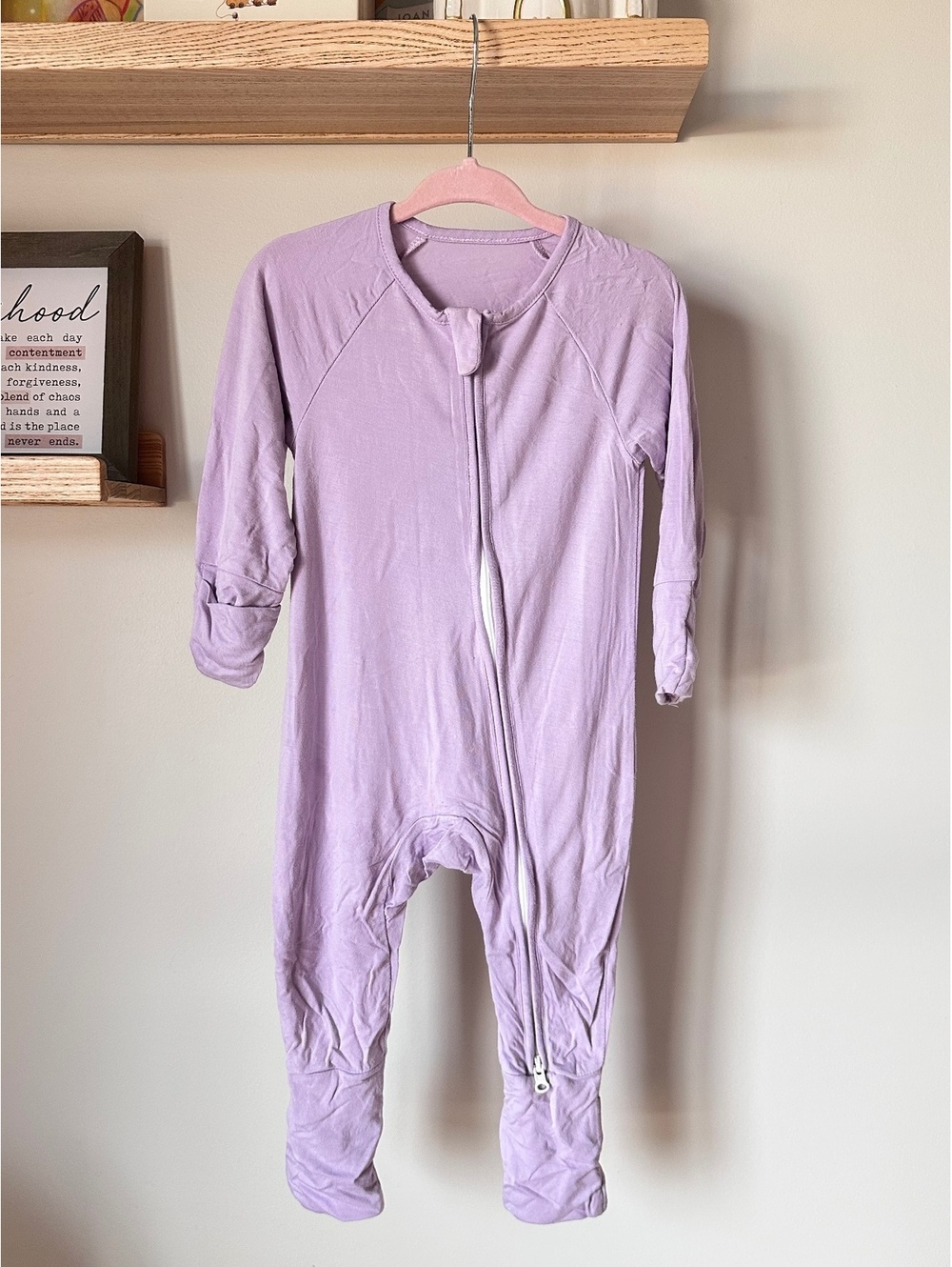 Lilac Bamboo Convertible Zippy Sz 6-12m